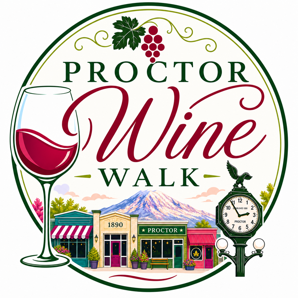 Proctor Wine Walk 2026 - logo